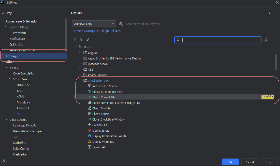 keymap